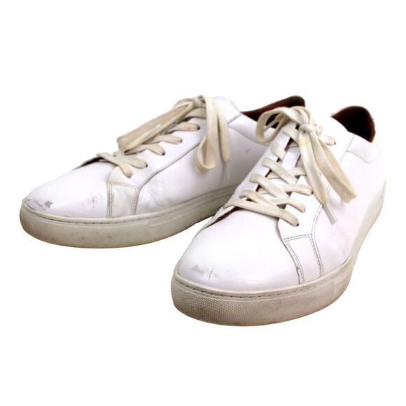 New Republic By Mark McNairy WHITE GENUINE LEATHER LACE UP ATHLETIC SHOES 13US main image 3